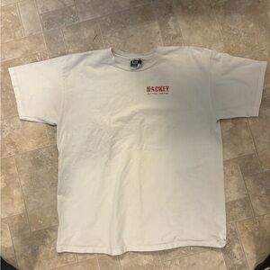 White T-Shirt about Hockey